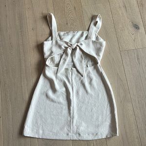 Wilfred ivory mini dress